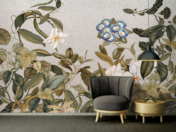 BOTANIC SKETCH - Washable nonwoven wallpaper with floral pattern by Architects Paper - view 2